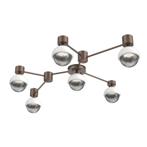 Cabochon Flush Mount Wall Sconce Burnished Bronze (1289|SMB0093-HL-BB-S-L1-WI)
