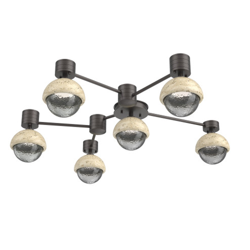 Hub & Spoke - Cabochon - Round - 6pc (1289|SMB0093-H6-GP-S-L3-TR)