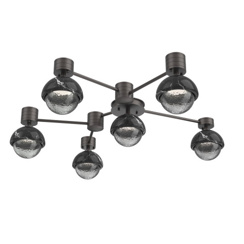 Hub & Spoke - Cabochon - Round - 6pc (1289|SMB0093-H6-GP-S-L3-BM)