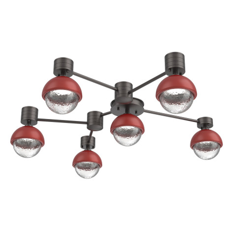 Hub & Spoke - Cabochon - Round - 6pc (1289|SMB0093-H6-GP-C-L1-RE)