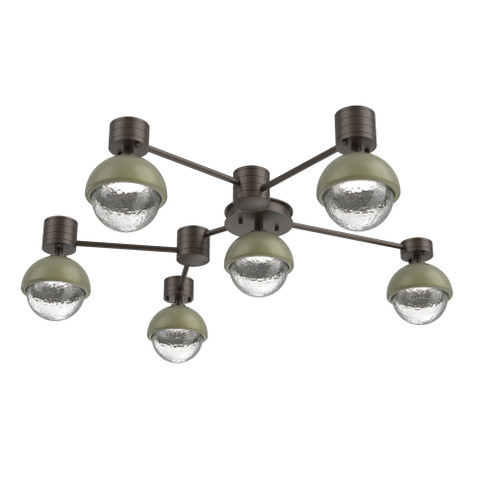 Hub & Spoke - Cabochon - Round - 6pc (1289|SMB0093-H6-FB-C-L3-GE)