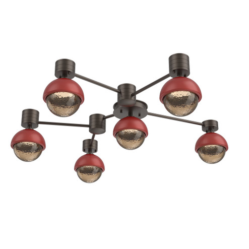 Hub & Spoke - Cabochon - Round - 6pc (1289|SMB0093-H6-FB-B-L3-RE)