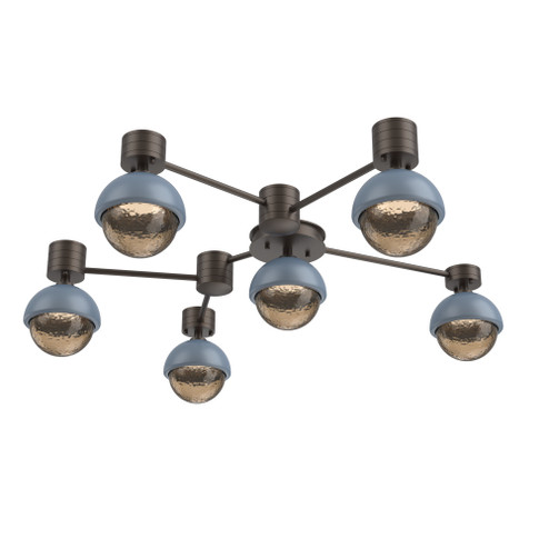 Hub & Spoke - Cabochon - Round - 6pc (1289|SMB0093-H6-FB-B-L1-BU)