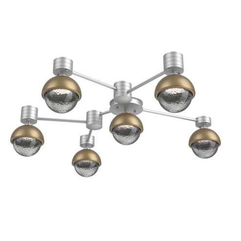 Hub & Spoke - Cabochon - Round - 6pc (1289|SMB0093-H6-CS-S-L3-GB)