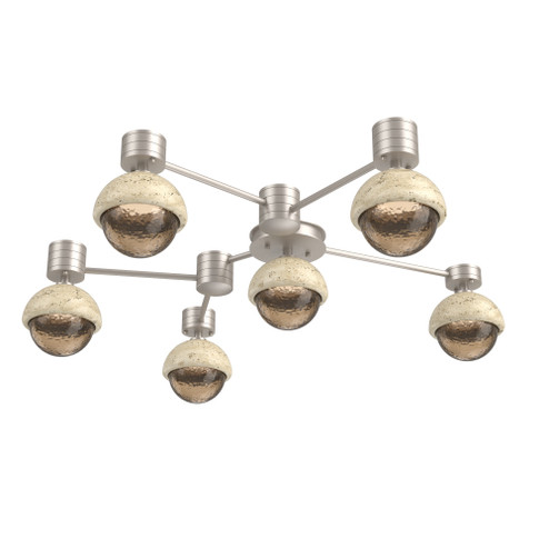 Hub & Spoke - Cabochon - Round - 6pc (1289|SMB0093-H6-BS-B-L1-TR)