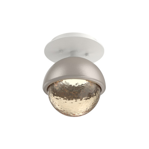 Single Glass Sconce & Flush Mount - Cabochon (1289|SMB0093-01-WI-A-L1-BS)