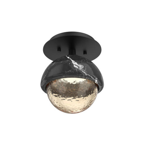 Single Glass Sconce & Flush Mount - Cabochon (1289|SMB0093-01-MB-A-L1-BM)