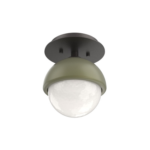Single Glass Sconce & Flush Mount - Cabochon (1289|SMB0093-01-GP-WL-L3-GE)