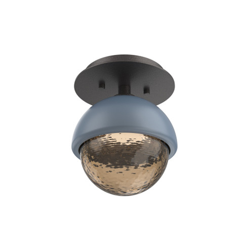 Single Glass Sconce & Flush Mount - Cabochon (1289|SMB0093-01-GP-B-L1-BU)