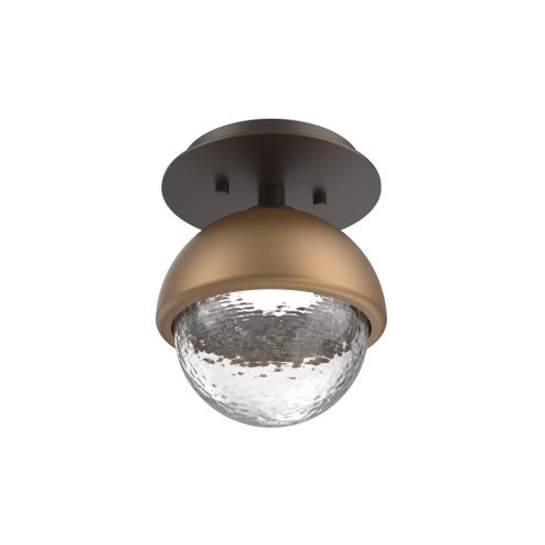 Single Glass Sconce & Flush Mount - Cabochon (1289|SMB0093-01-FB-C-L1-NB)