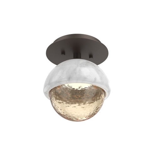 Single Glass Sconce & Flush Mount - Cabochon (1289|SMB0093-01-FB-A-L1-WM)
