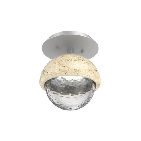 Single Glass Sconce & Flush Mount - Cabochon (1289|SMB0093-01-CS-C-L3-TR)