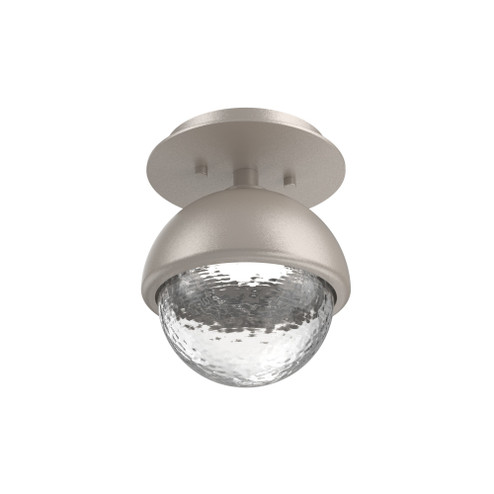 Single Glass Sconce & Flush Mount - Cabochon (1289|SMB0093-01-BS-C-L1-MS)