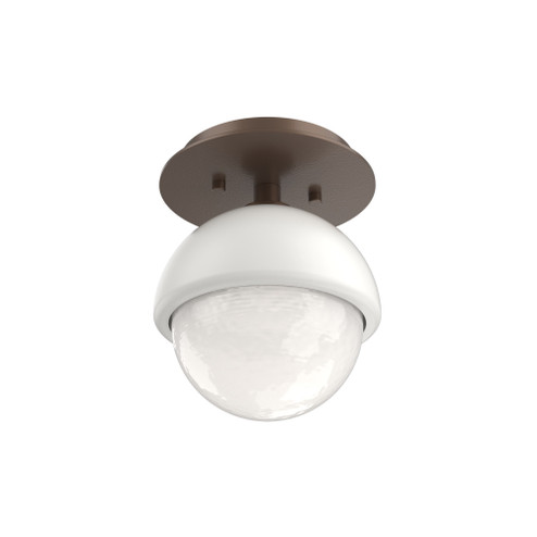 Single Glass Sconce & Flush Mount - Cabochon (1289|SMB0093-01-BB-WL-L3-WI)