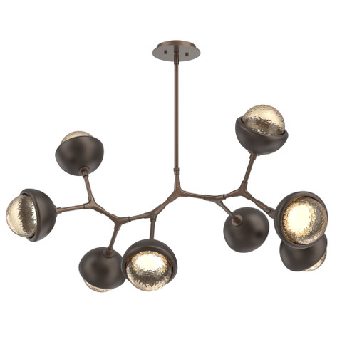 Cabochon Linear Suspension Light Billiard Light Burnished Bronze (1289|PLB0093-BB-BB-A-001-L1-FB)