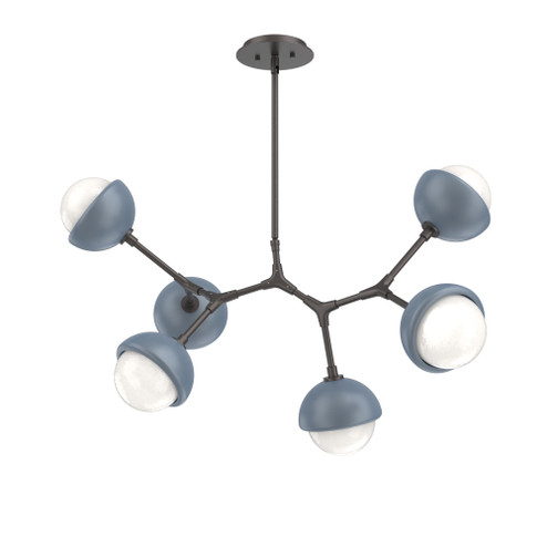 Cabochon Modern Branch - 6pc (1289|PLB0093-BA-GP-WL-001-L3-BU)