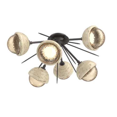 Cabochon Semi Flush Mount Graphite (1289|CLB0093-02-GP-A-L3-TR)