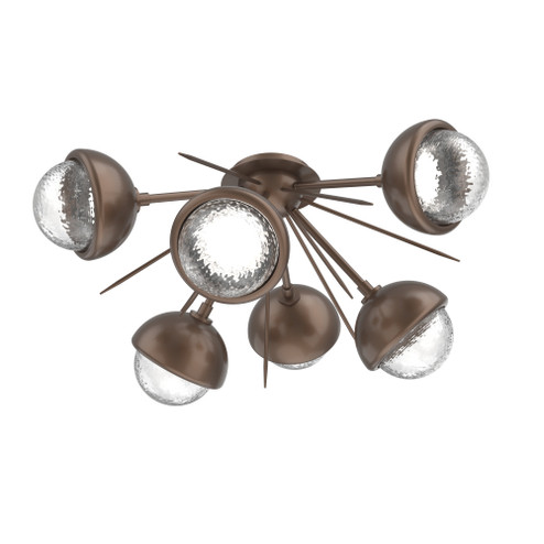 Cabochon Semi Flush Mount Burnished Bronze (1289|CLB0093-02-BB-C-L1-MS)