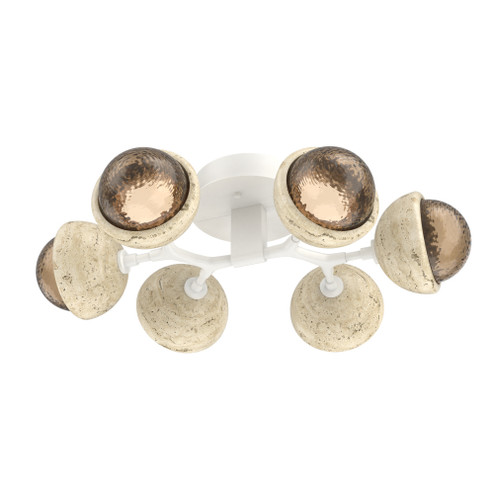 Cabochon Flush Mount - 6pc (1289|CLB0093-01-WI-B-L3-TR)