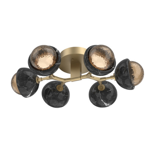 Cabochon Flush Mount - 6pc (1289|CLB0093-01-NB-B-L3-BM)