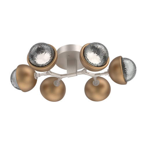 Cabochon Flush Mount Beige Silver (1289|CLB0093-01-BS-S-L3-NB)