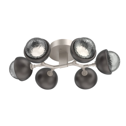 Cabochon Flush Mount Beige Silver (1289|CLB0093-01-BS-S-L1-GP)