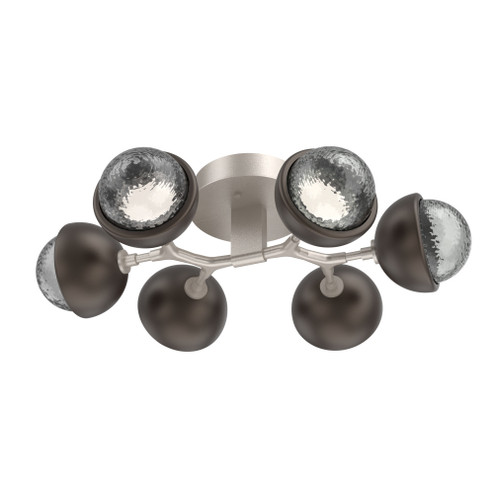 Cabochon Flush Mount Beige Silver (1289|CLB0093-01-BS-S-L1-FB)