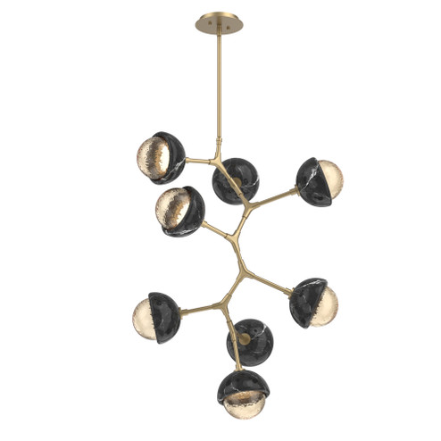 Cabochon Chandelier Large Pendant Gilded Brass (1289|CHB0093-VB-GB-A-001-L1-BM)