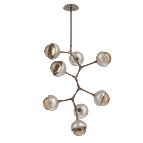 Cabochon Chandelier Large Pendant Burnished Bronze (1289|CHB0093-VB-BB-B-001-L3-BS)