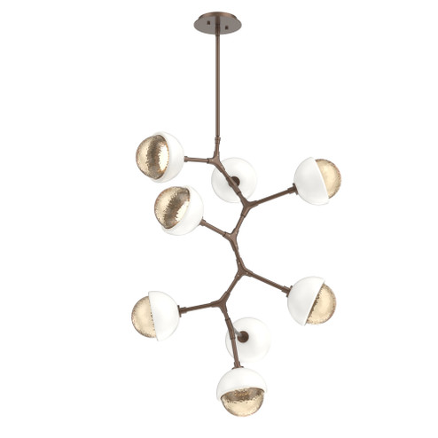 Cabochon Chandelier Large Pendant Burnished Bronze (1289|CHB0093-VB-BB-A-001-L3-WI)