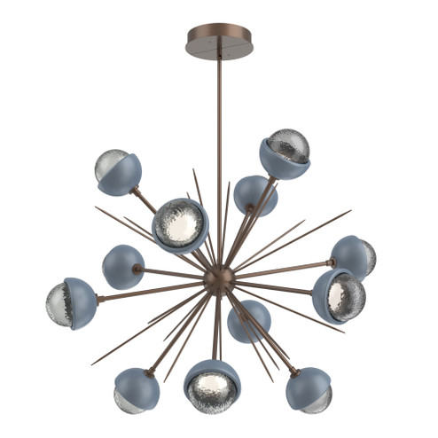 Cabochon Chandelier Large Pendant Burnished Bronze (1289|CHB0093-0B-BB-S-001-L3-BU)