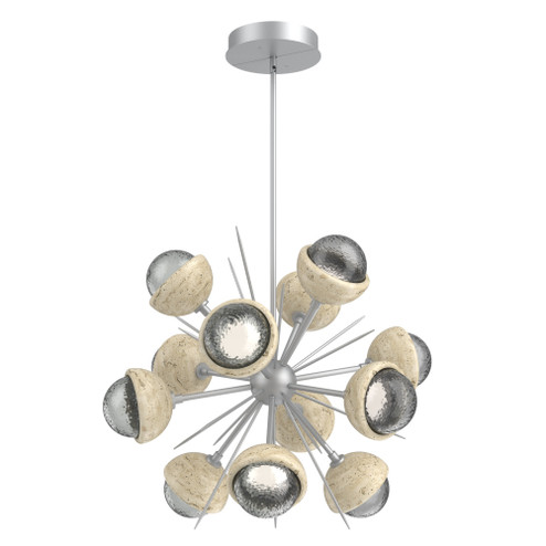 Cabochon Chandelier Large Pendant Classic Silver (1289|CHB0093-0A-CS-S-001-L3-TR)