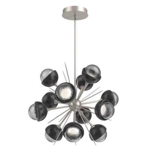 Cabochon Chandelier Large Pendant Beige Silver (1289|CHB0093-0A-BS-S-001-L3-MB)