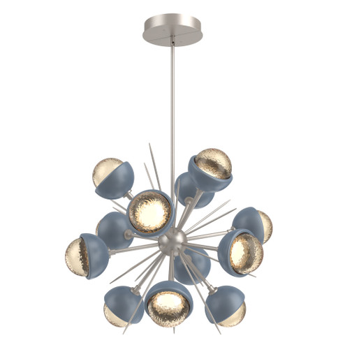 Cabochon Chandelier Large Pendant Beige Silver (1289|CHB0093-0A-BS-A-001-L1-BU)