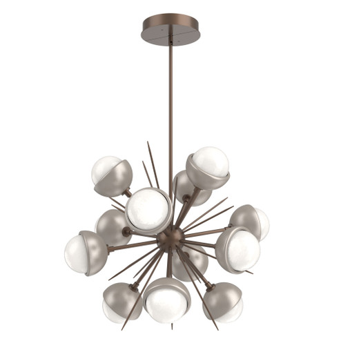 Cabochon Chandelier Large Pendant Burnished Bronze (1289|CHB0093-0A-BB-WL-001-L3-BS)