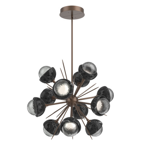 Cabochon Chandelier Large Pendant Burnished Bronze (1289|CHB0093-0A-BB-S-001-L3-BM)