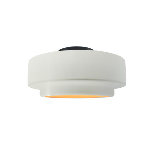 Small Tier Semi-Flush (254|CER-6360-MTGD-MBLK)