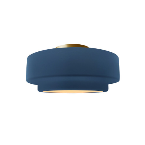 Small Tier Semi-Flush (254|CER-6360-MID-BRSS)