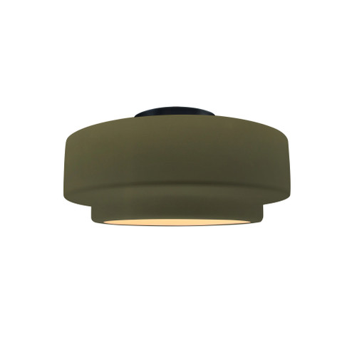 Small Tier Semi-Flush (254|CER-6360-MGRN-MBLK)