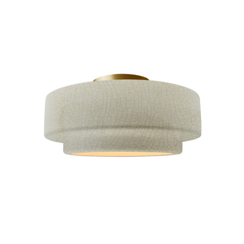 Small Tier Semi-Flush (254|CER-6360-CKC-BRSS)