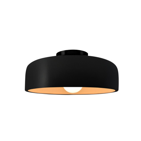 Small Spire Semi-Flush (254|CER-6340-CBGD-MBLK)
