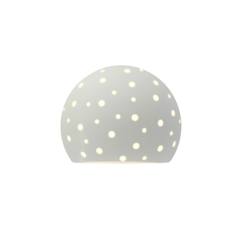 Perforated Globe ADA Wall Sconce (254|CER-5797-MAT)