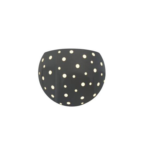 Perforated Globe ADA Wall Sconce (254|CER-5797-GRY)
