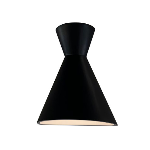 Retro LED Wall Sconce - Closed Top (254|CER-3100-BLK)