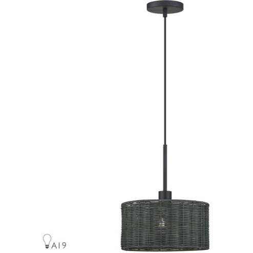 1 Light Black Pendant (108|60113-04)