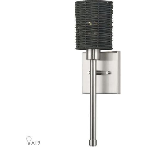 1 Light Brushed Nickel Single ADA Sconce (108|13716-91)