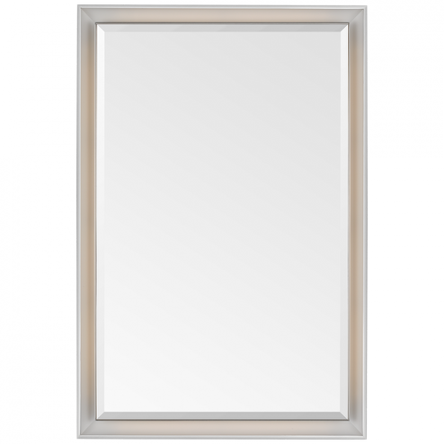 Tricia 24'' Illuminated Rectangular Mirror (279|TOB 2965WHT/PN)