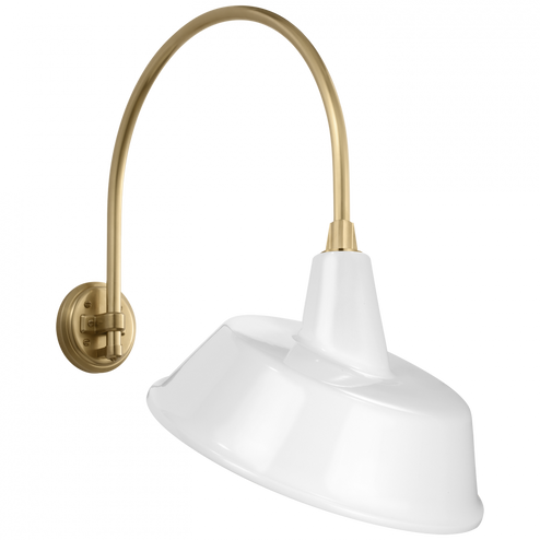 Academy 19.5'' Arched Mack Barn Light (279|TOB 2815HAB/S4-WHT)