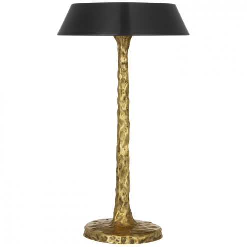 Ilosi 12'' Sculpted Rechargeable Table Lamp (279|IKF 3100HAB-BZ)