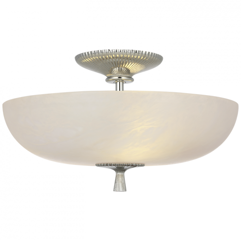 Pascal 14'' Bowl Semi-Flush Mount (279|ARN 4415PN-ALB)